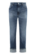 Blue Mid Rise Jeans 1