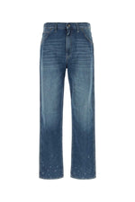 Blue Mid Rise Jeans 1