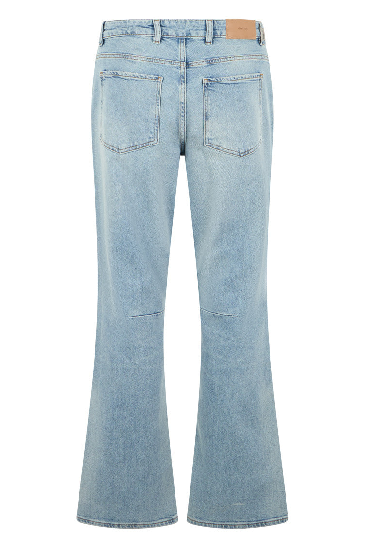 Light Blue Flared Jeans 2