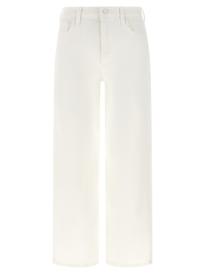 White High Rise Jeans 1