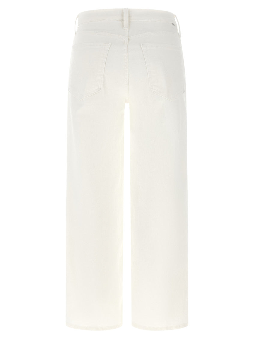 White High Rise Jeans 2