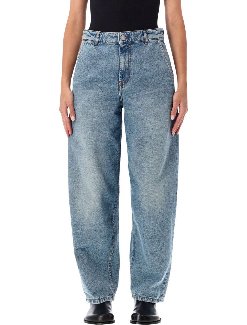 Blue High Rise Jeans 1