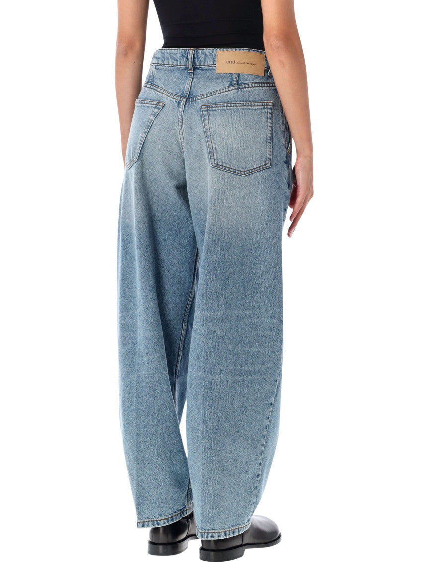 Blue High Rise Jeans 2