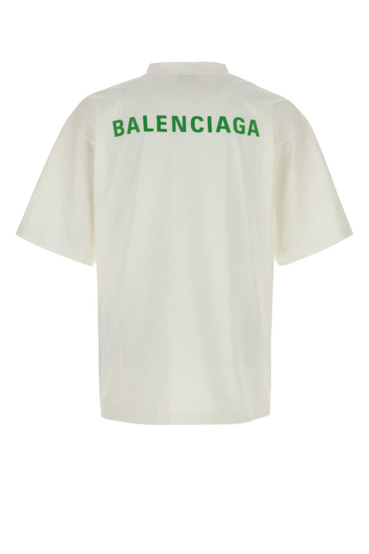White Crew Neck T-Shirt 2