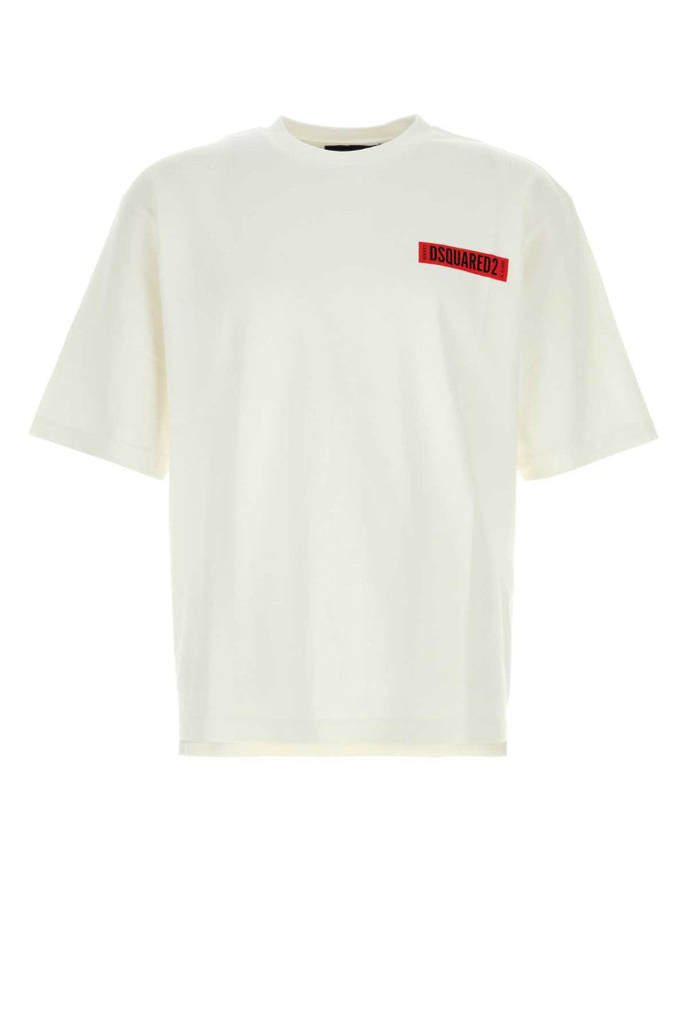 White Crew Neck T-Shirt 1