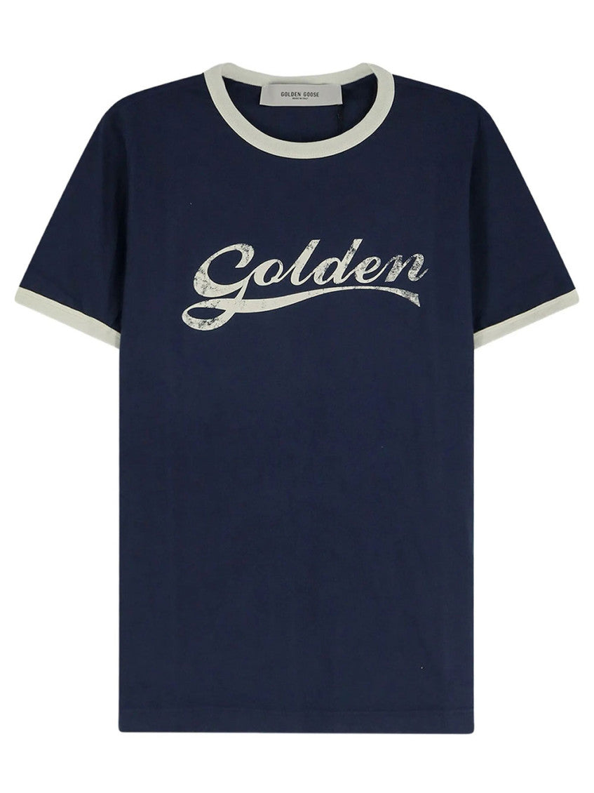 Blue Crew Neck T-Shirt 1