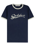 Blue Crew Neck T-Shirt 1