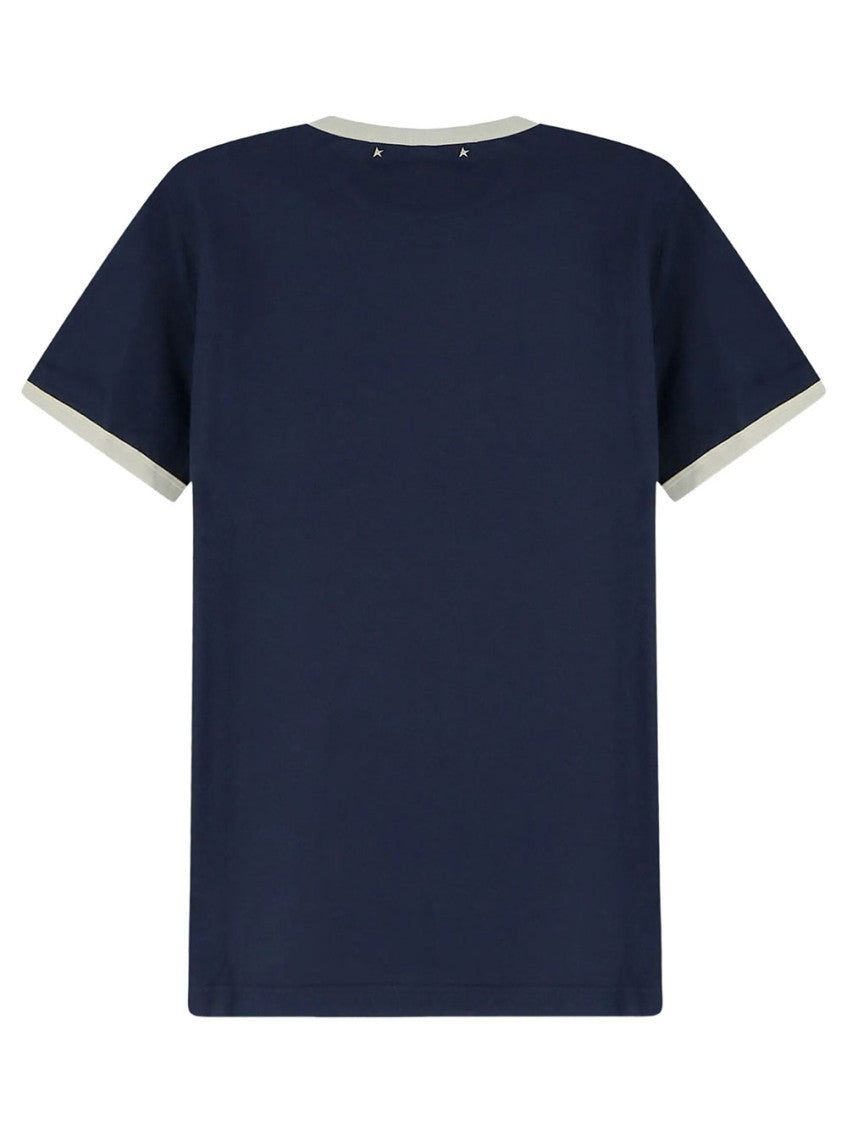 Blue Crew Neck T-Shirt 2