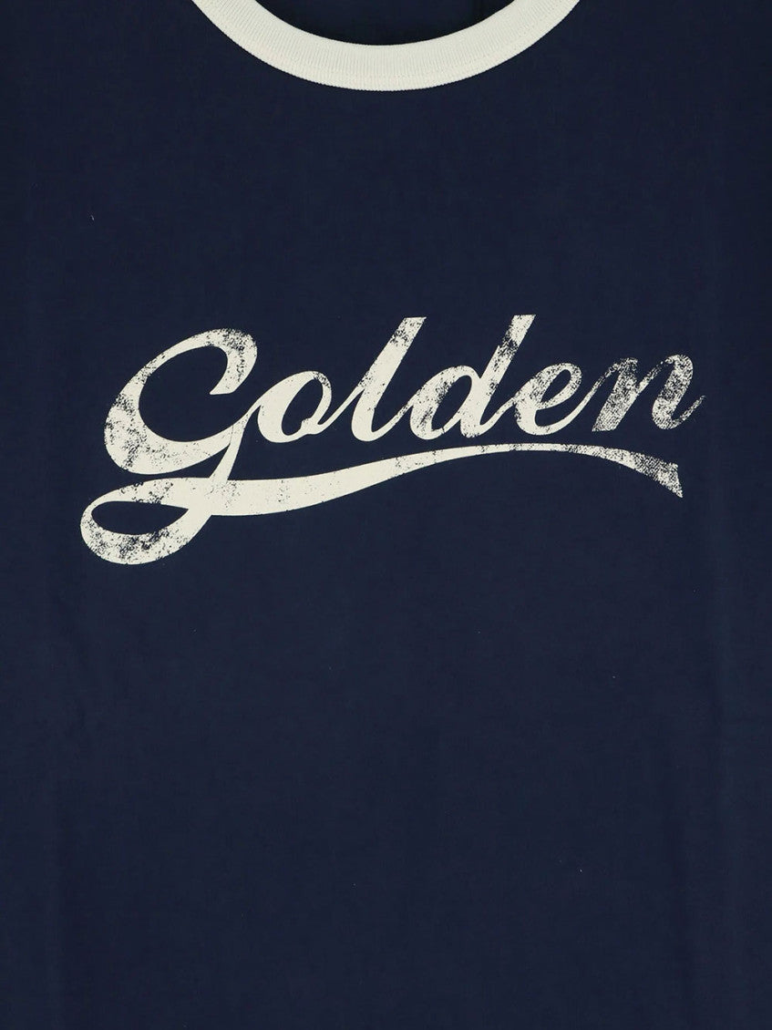 Blue Crew Neck T-Shirt 3