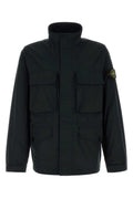 Black Mock Collar Jacket 1