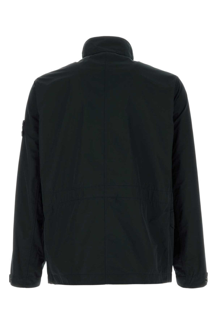 Black Mock Collar Jacket 2