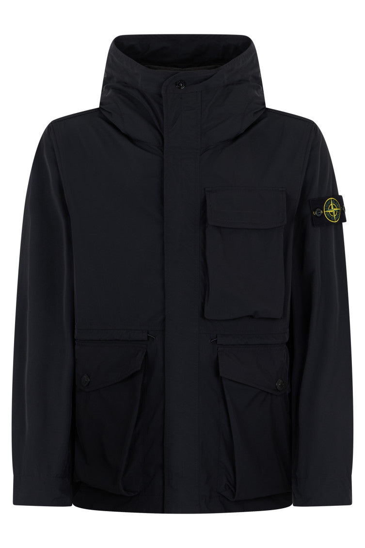 Black Hood Parka Jacket 1