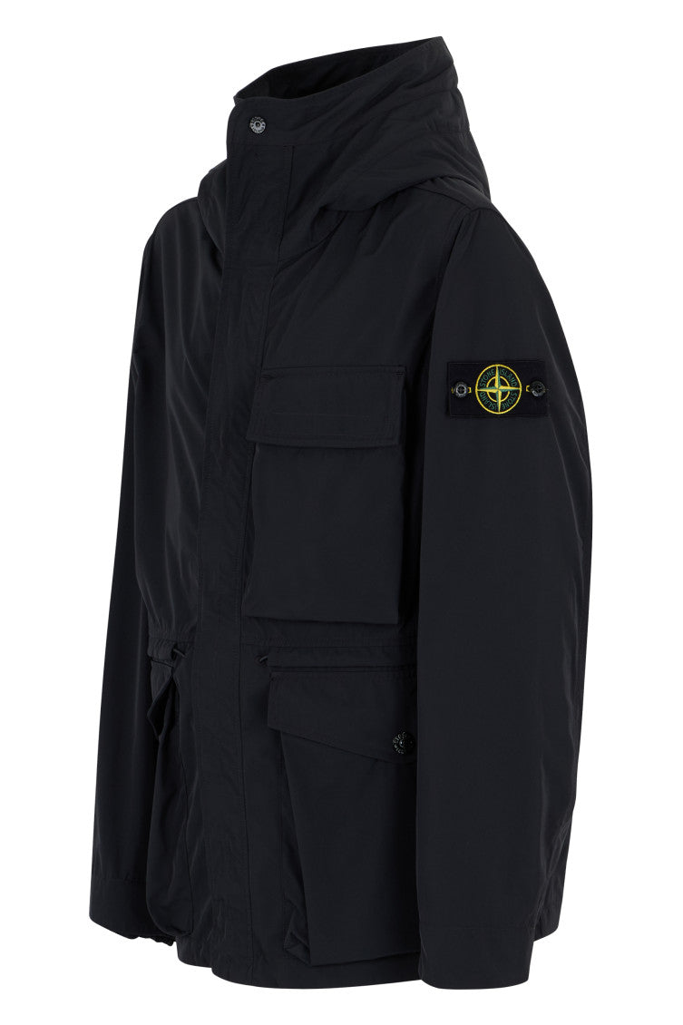 Black Hood Parka Jacket 3