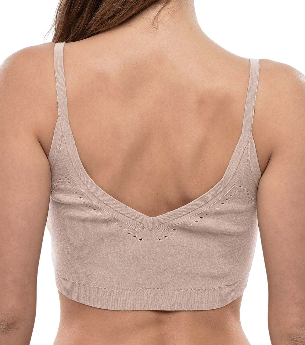 Pink Textured Scoop Neck Top 2