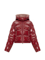 Red Quilted Hood Jacket 1