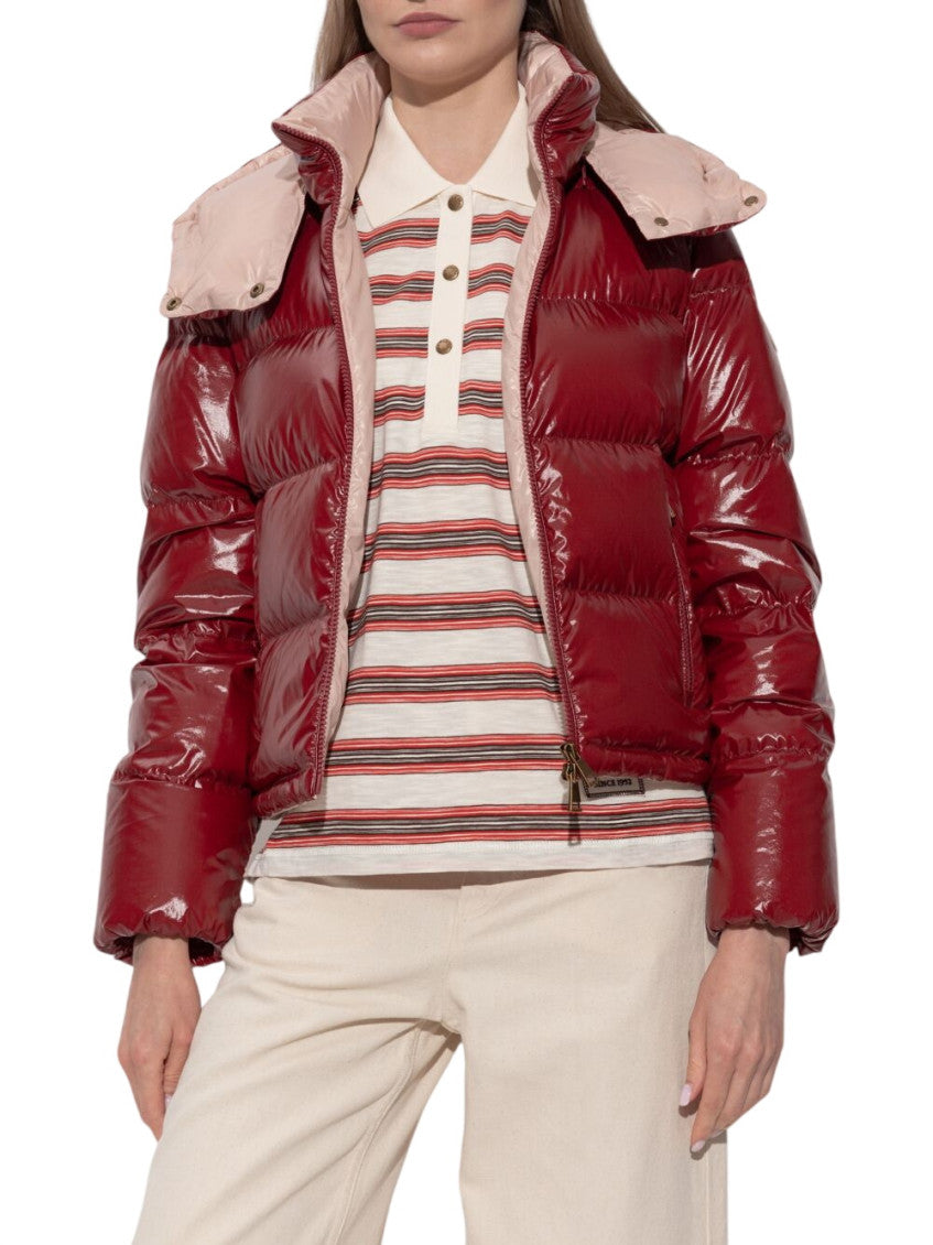 Red Quilted Hood Jacket 2