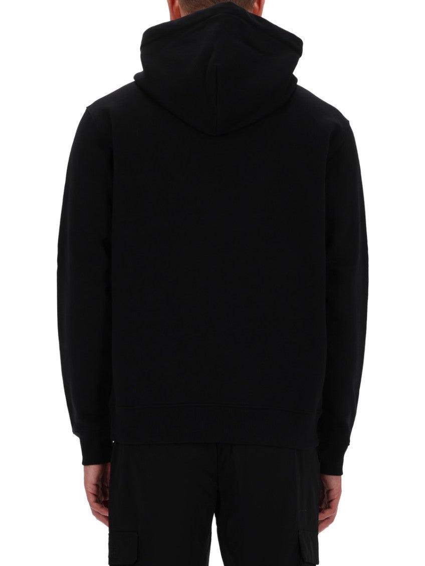 Black Logo Regular Hoodie 3