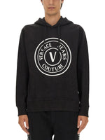 Black Logo Regular Hoodie 1
