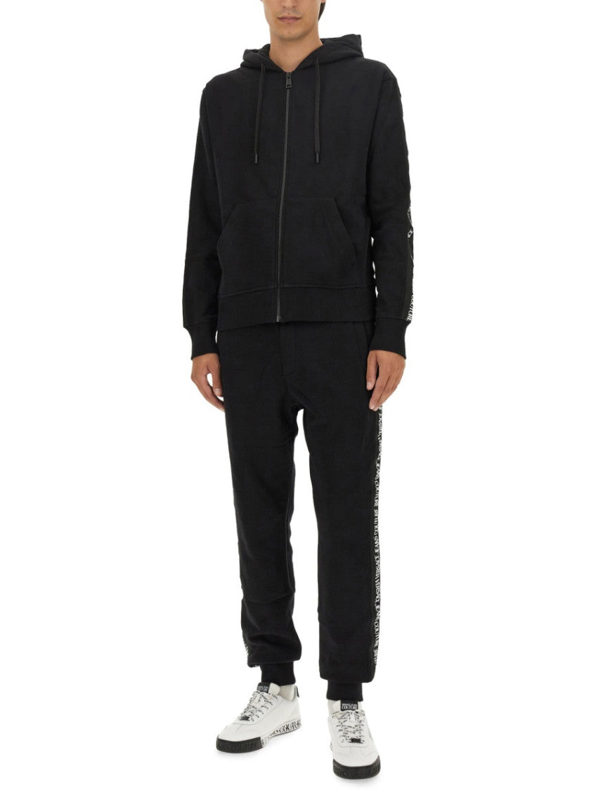 Black Solid Regular Hoodie 2