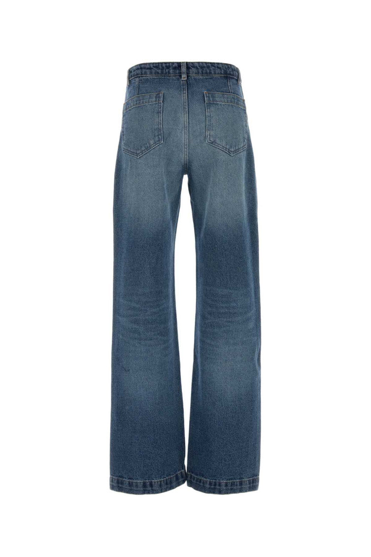 Blue High Rise Jeans 2