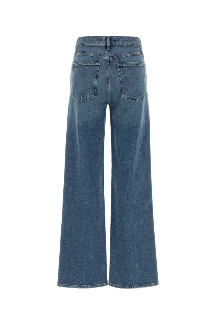 Blue High Rise Jeans 2