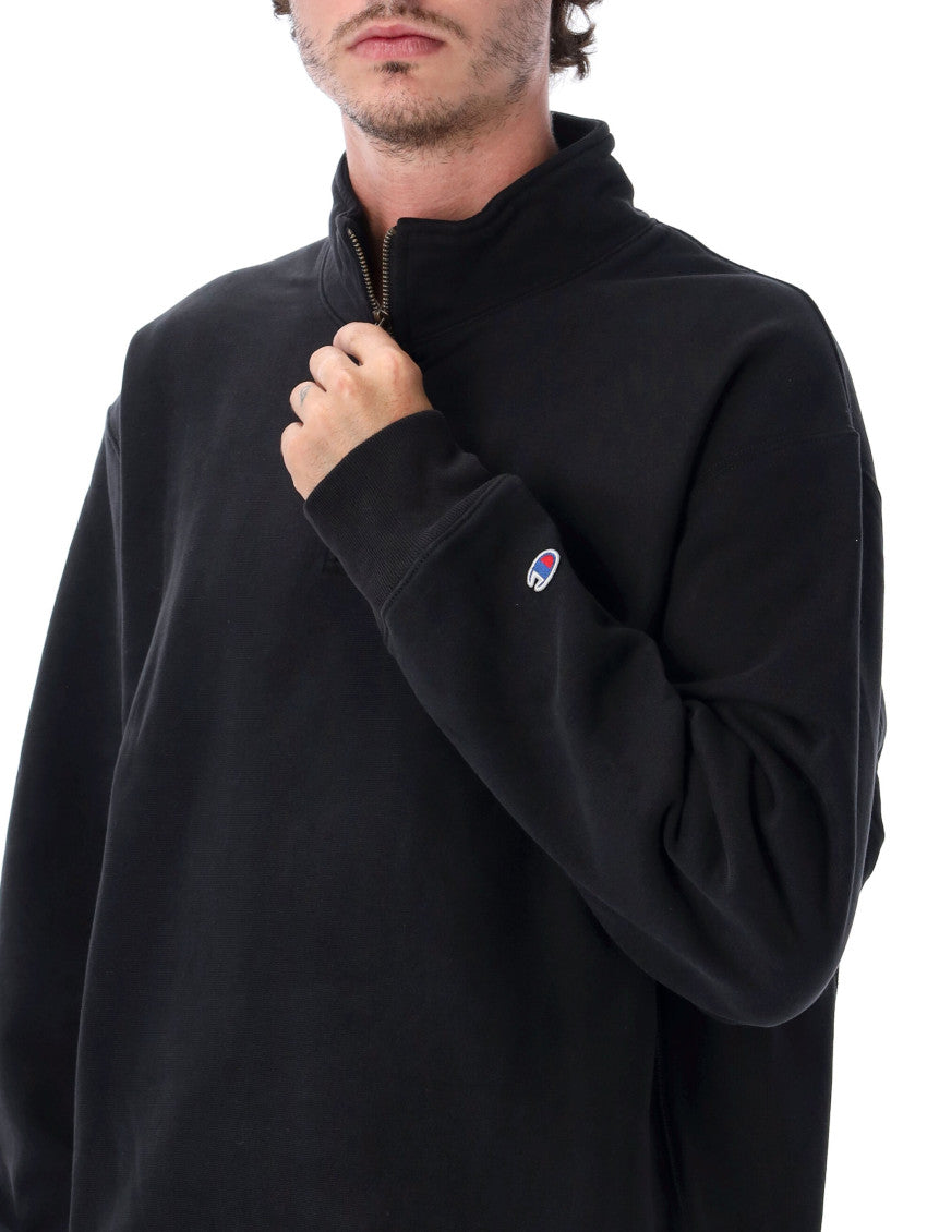 Black Zip-Up Sweatshirt 3