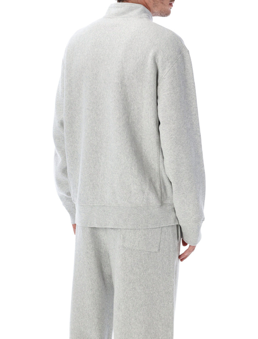 Grey Zip-Up Sweatshirt 2