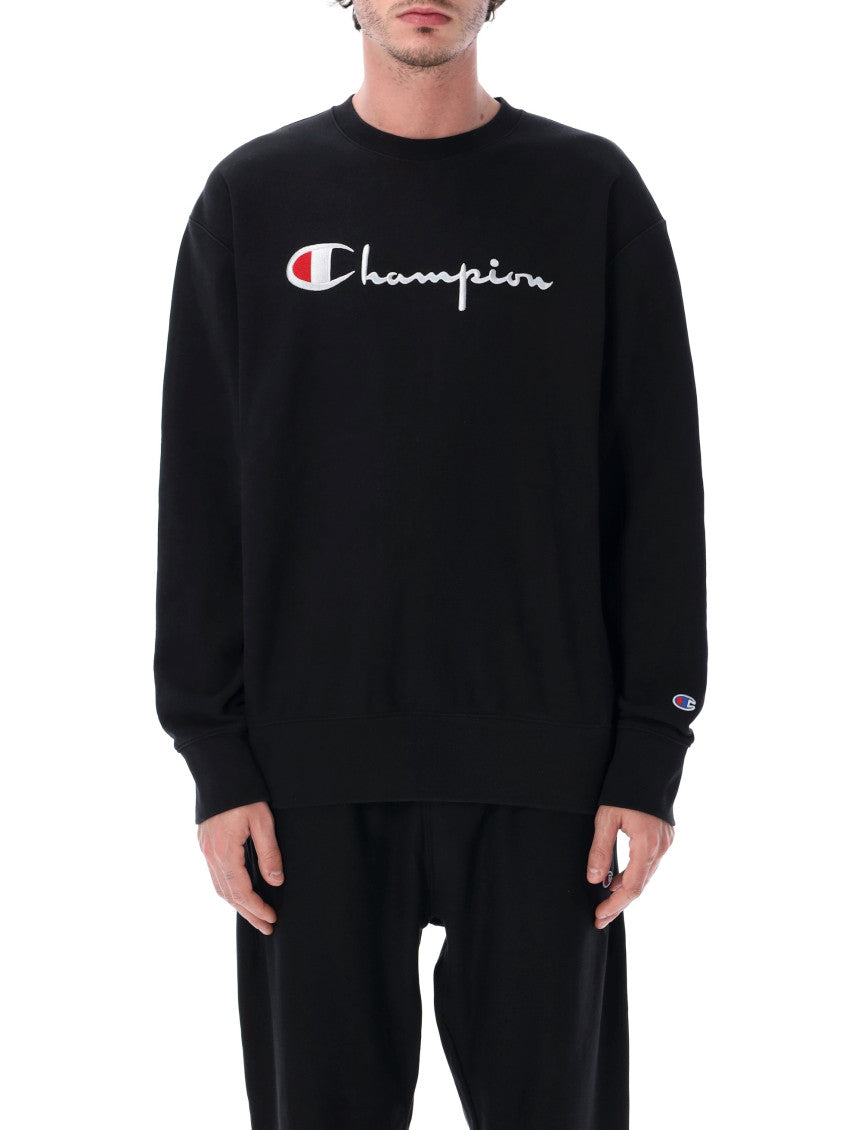 Black Crew Neck Sweatshirt 1