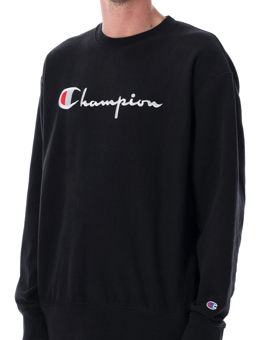 Black Crew Neck Sweatshirt 3