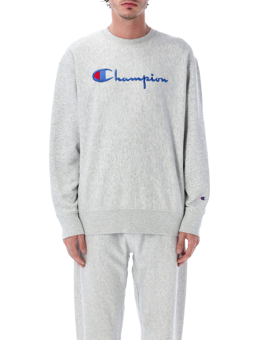 Grey Crew Neck Sweatshirt 1