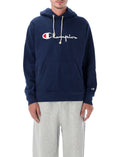 Navy Blue Relaxed Hoodie 1