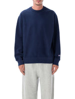 Navy Blue Crew Neck Sweatshirt 1