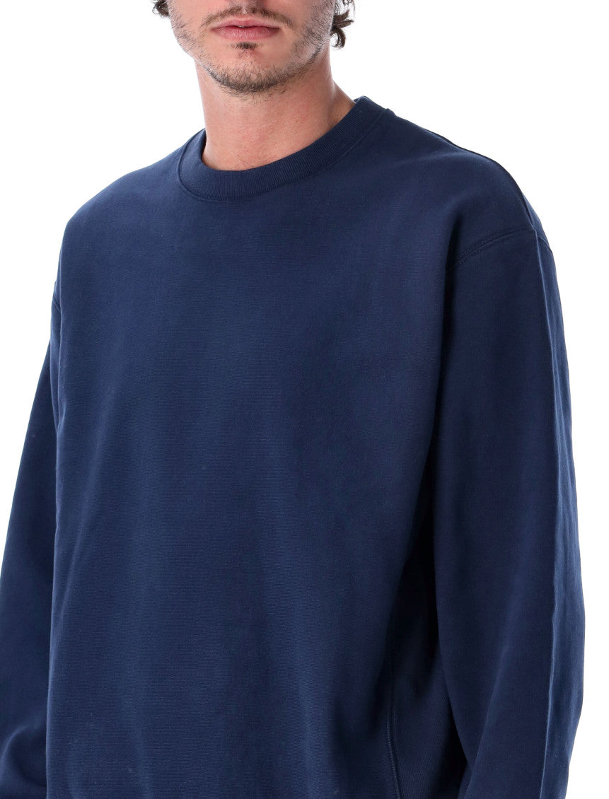 Navy Blue Crew Neck Sweatshirt 3