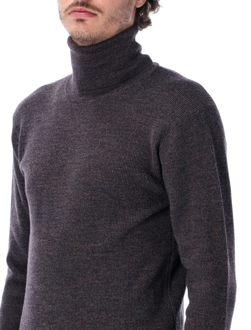 Dark Grey Turtle Neck Sweater 3