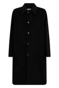 Black Regular Wool Coat 1