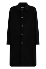 Black Regular Wool Coat 1