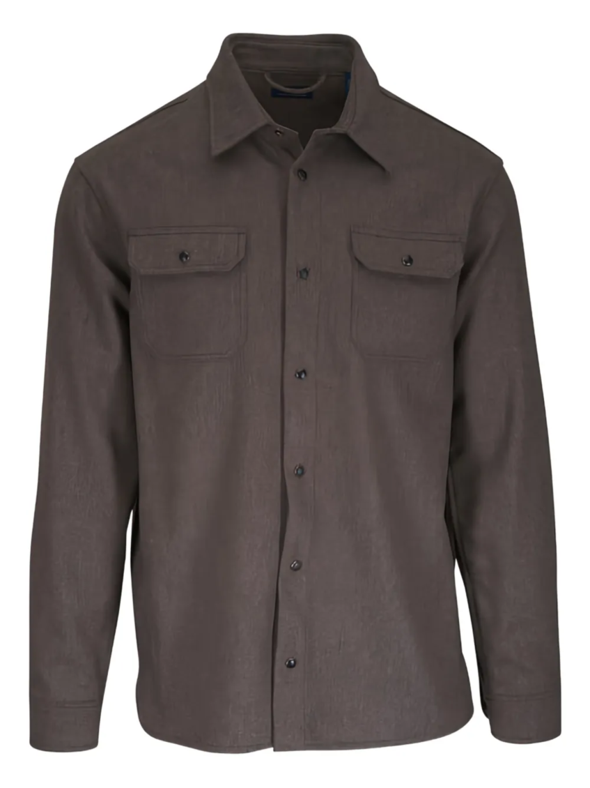 Brown Regular Overshirt 1