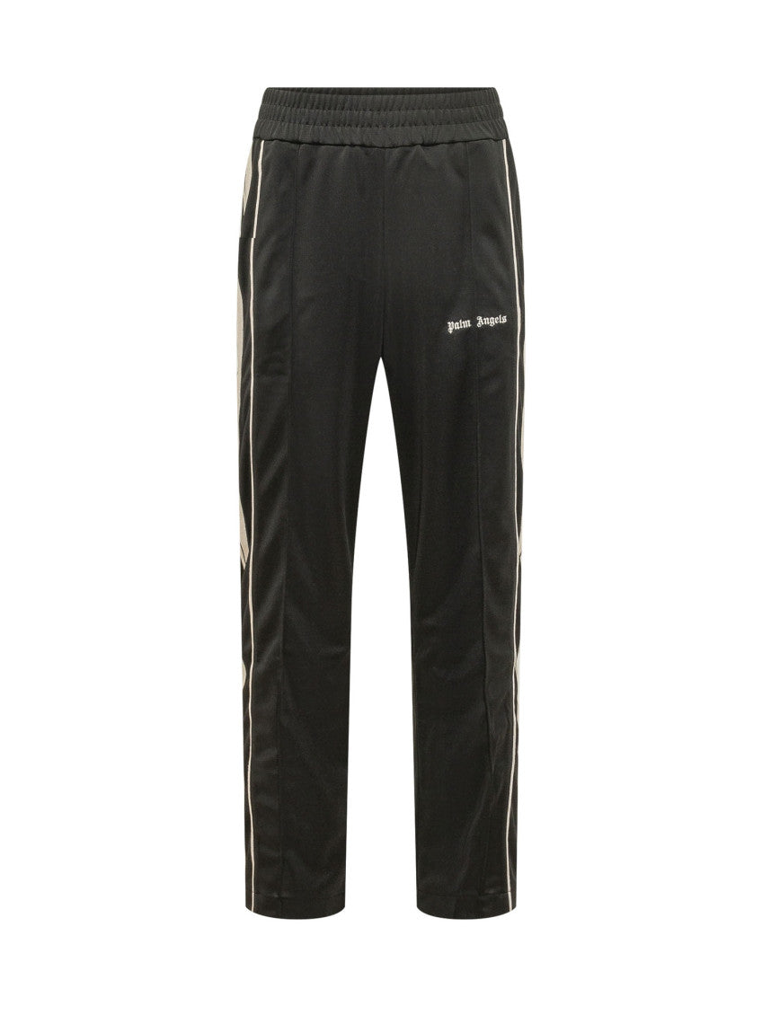 Black Logo Track Pants 1