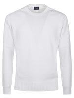 White Crew Neck Sweater 1