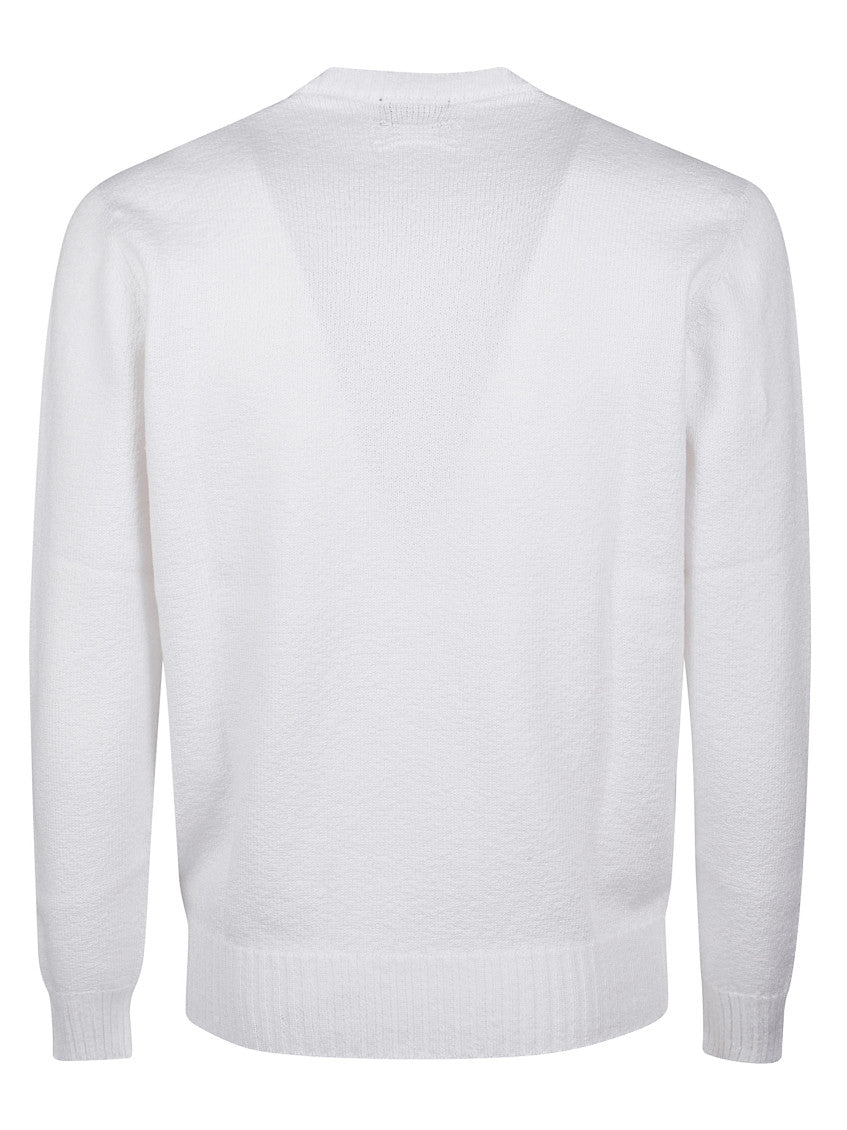 White Crew Neck Sweater 2
