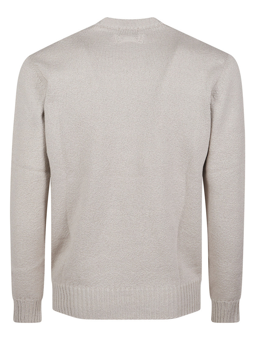 Light Beige Crew Neck Sweater 2