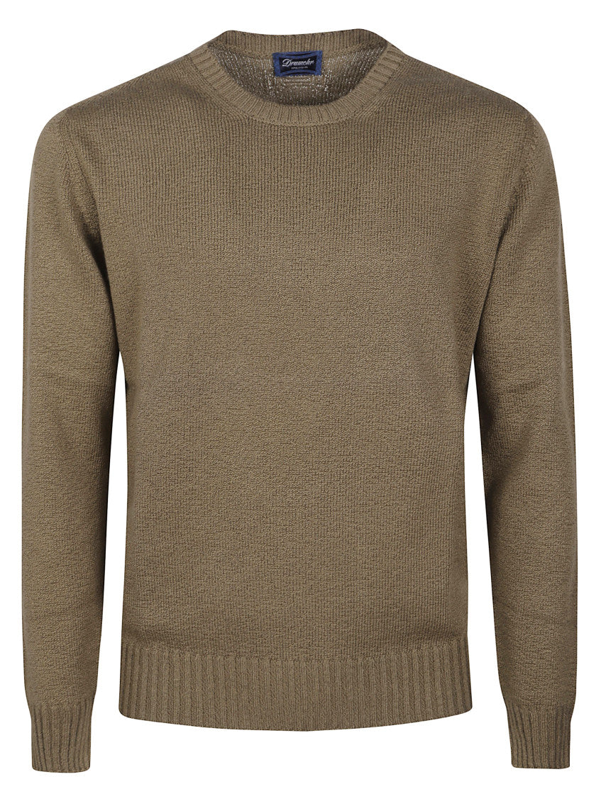 Green Crew Neck Sweater 1