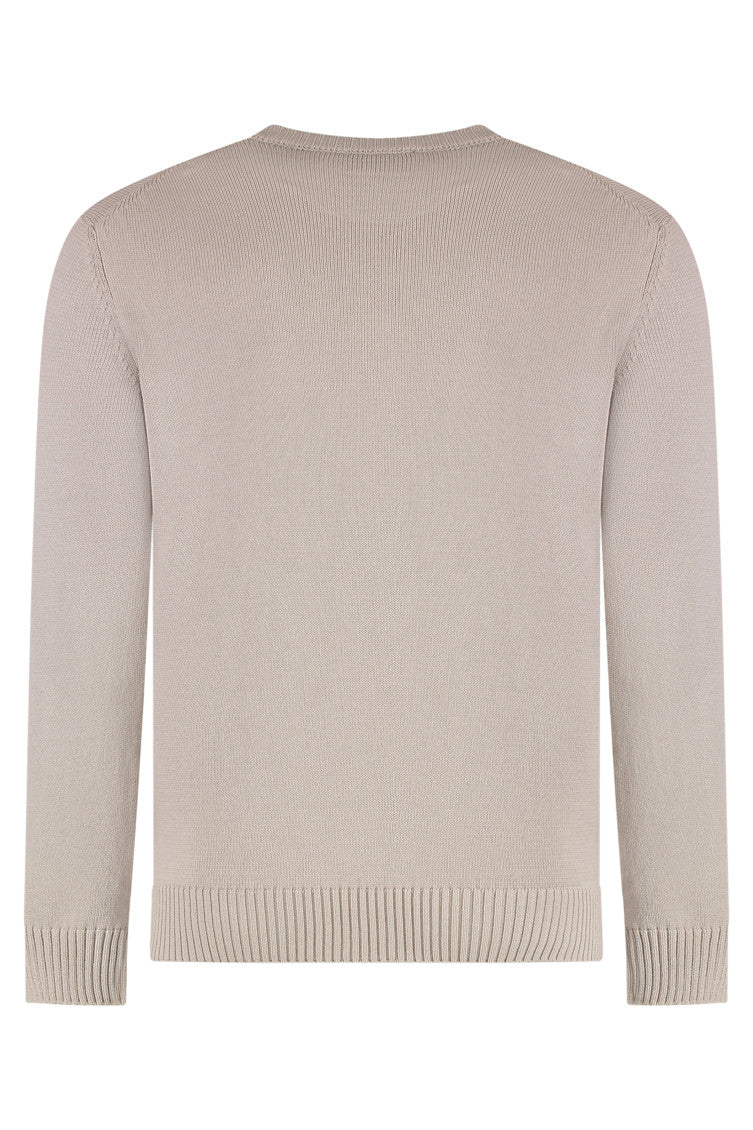 Light Beige Knitted Sweater 2