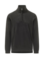Black Zip-Up Sweater 1