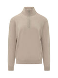 Light Beige Knitted Sweater 1