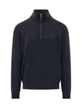 Navy Blue Knitted Sweater 1