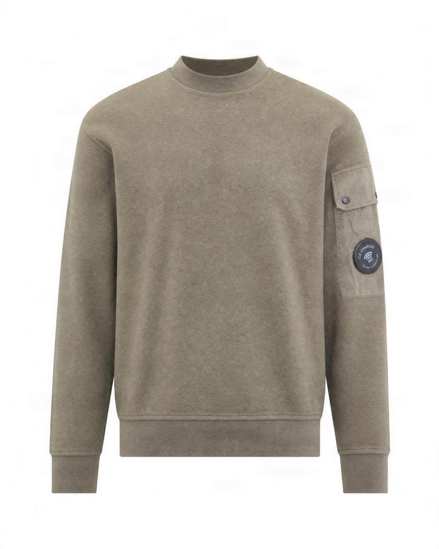 Green Crew Neck Sweatshirt 1