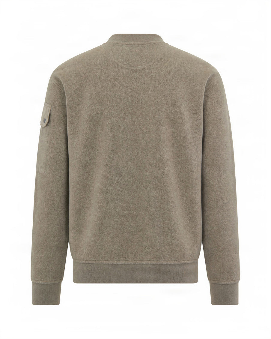 Green Crew Neck Sweatshirt 2