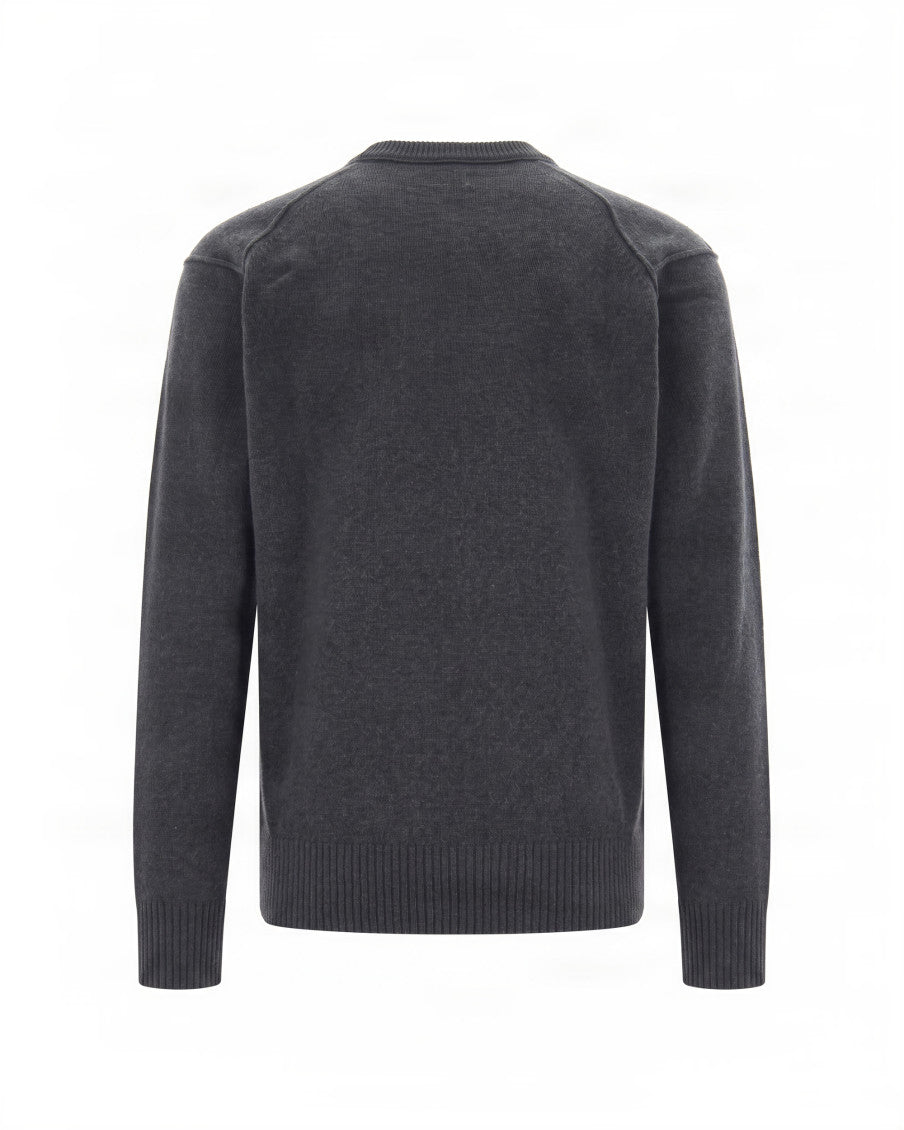 Dark Grey Regular Sweater 2