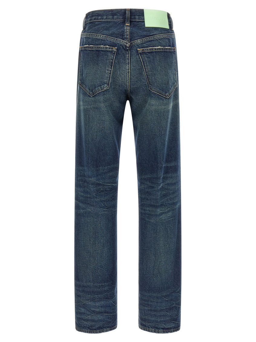 Blue High Rise Jeans 2